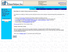 Tablet Screenshot of datahelper.com